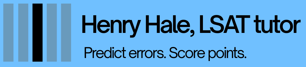 Henry Hale LSAT tutoring banner